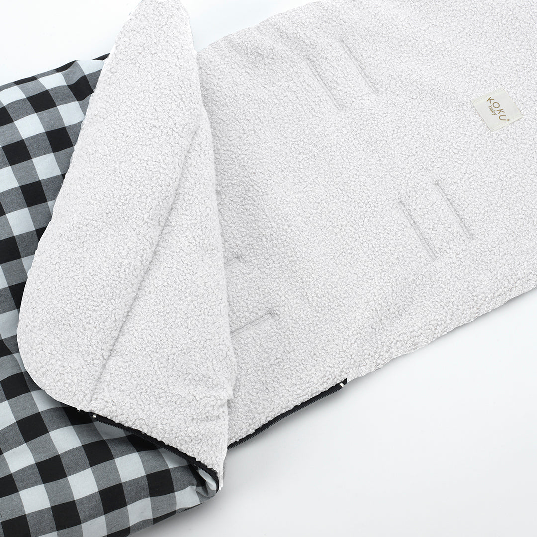 SACO BORREGUITO VICHY NEGRO 95x35x80