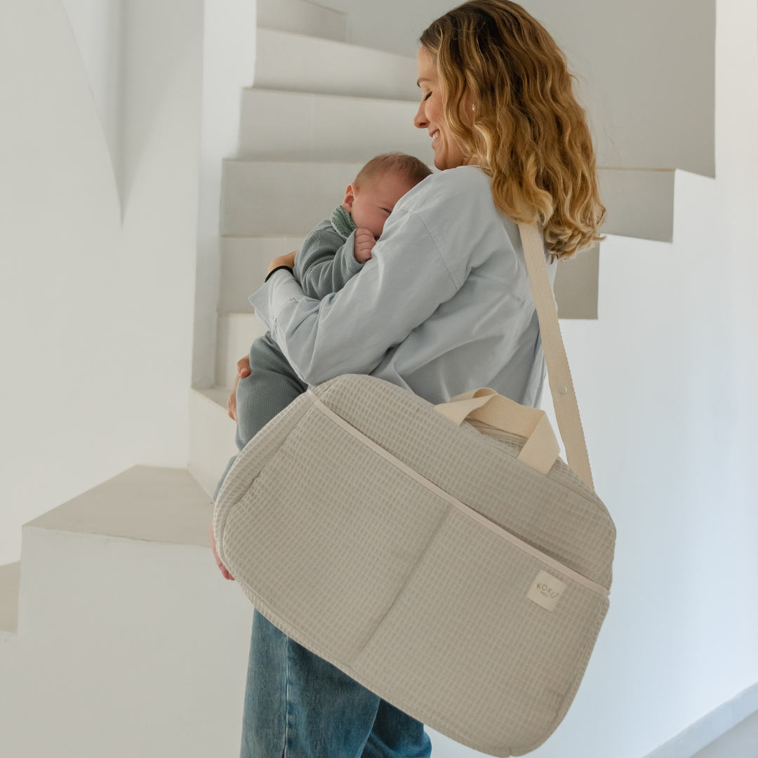 SAC DE MATERNITÉ GAUFRÉ TOPO 30x47