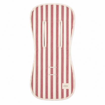 COLCHONETA DE PASEO MARIPOSA STRIPE GRANATE 90X38