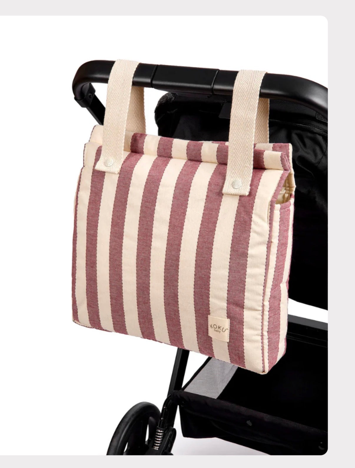 PACK SACO STRIPE GRANATE