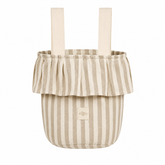 BOLSO BASKET STRIPE TOPO