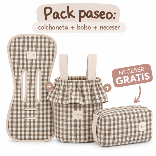 PACK PASEO VICHY JACQUARD MIXTO