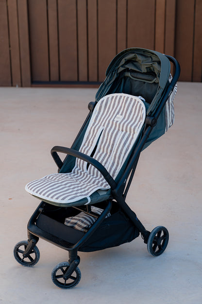 COLCHONETA DE PASEO MARIPOSA STRIPE BROWN 90X38