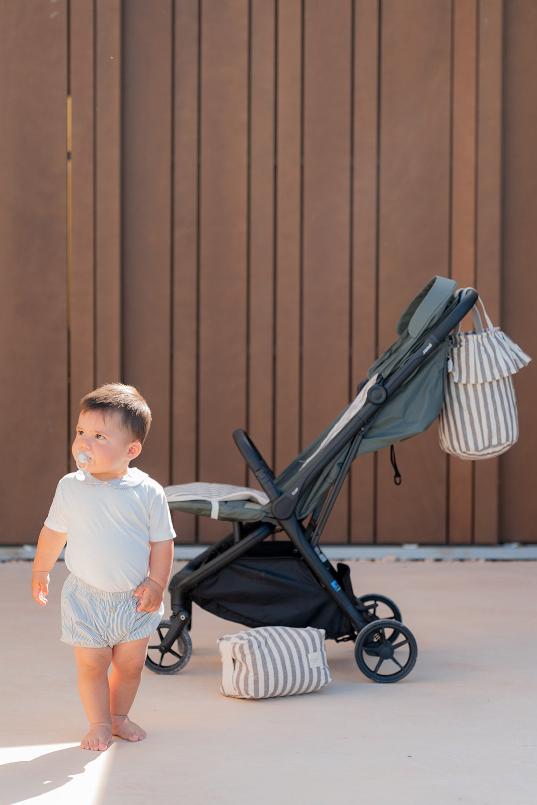 PACK PASEO STRIPE BROWN