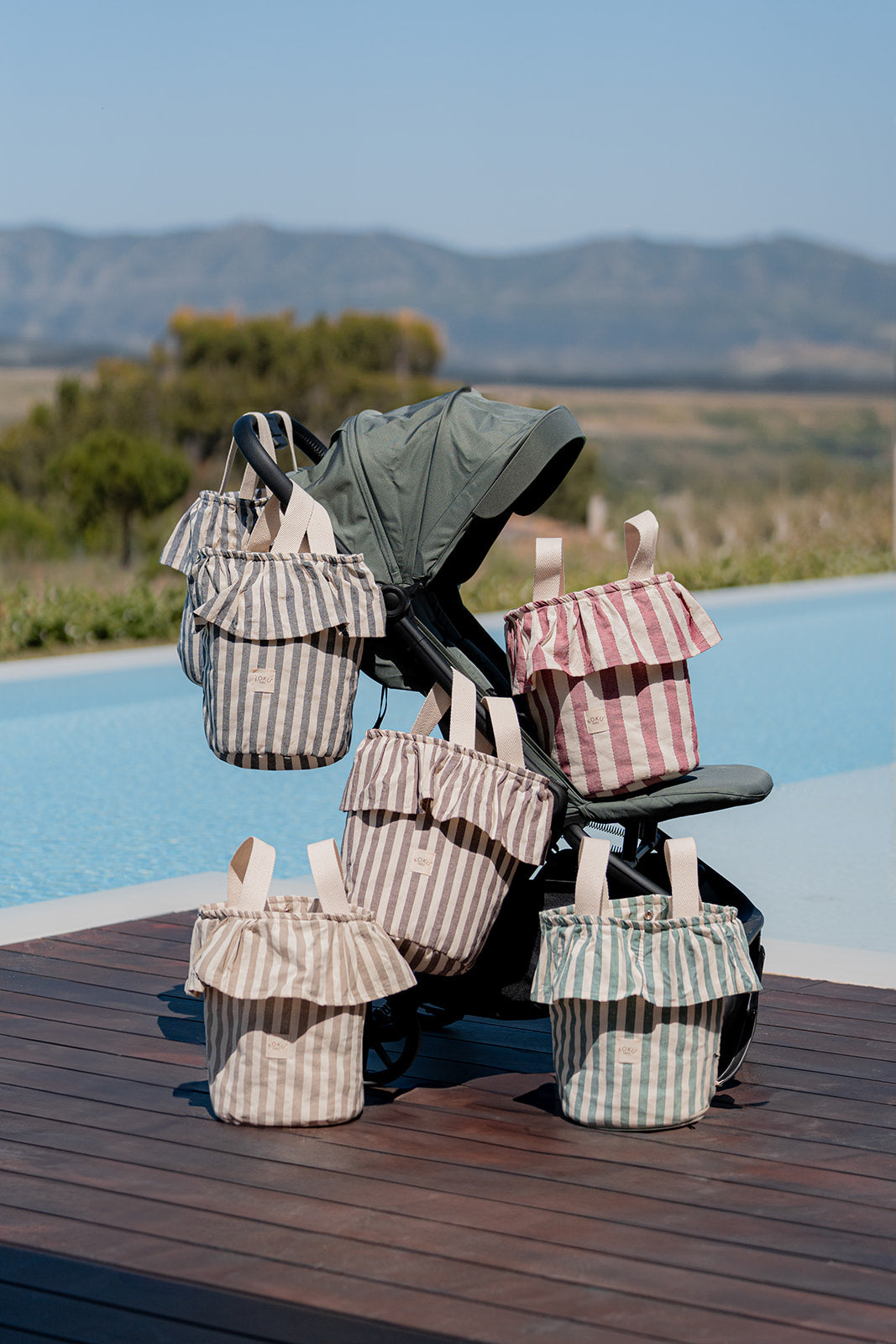 PACK PASEO STRIPE GRIS
