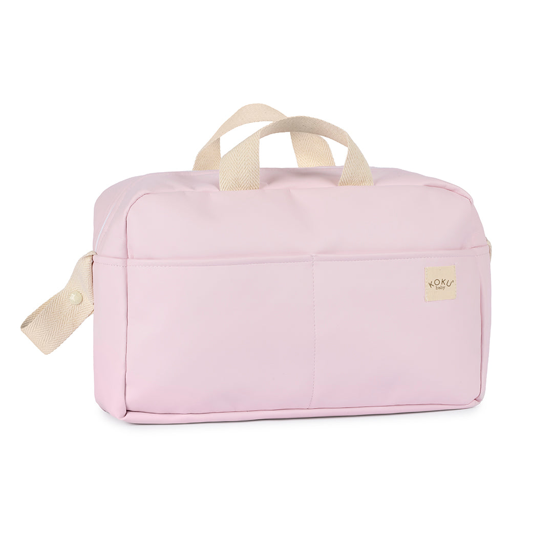 BOLSO PASEO POLIPIEL ROSA PASTEL 30x47