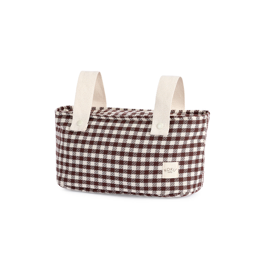 MINI SAC À RAYURES VERT KAKI 20x42