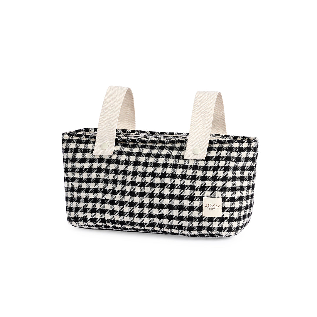 MINI SAC À RAYURES VERT KAKI 20x42
