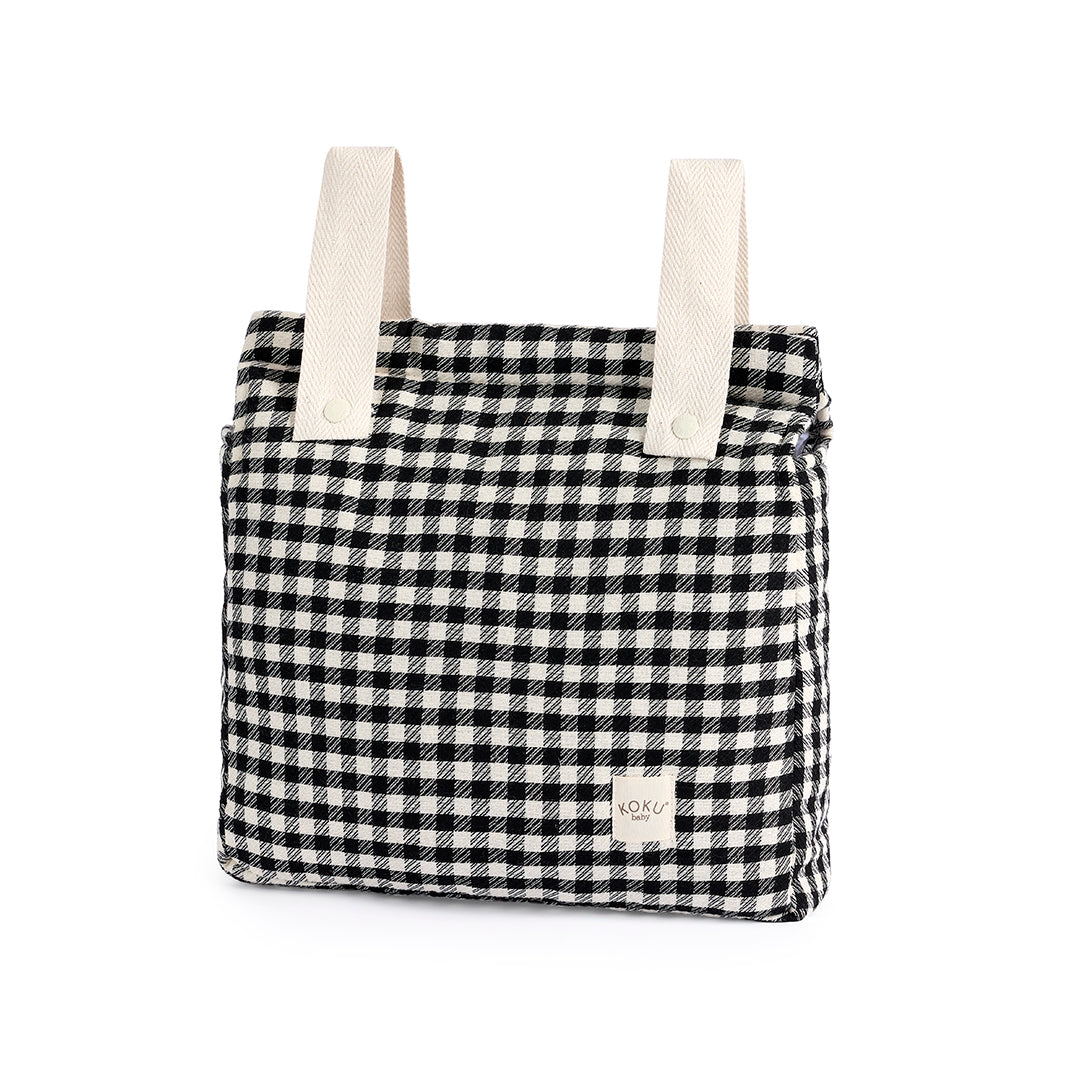 SAC PANERA STRIPE BLEU MARINE 30x34