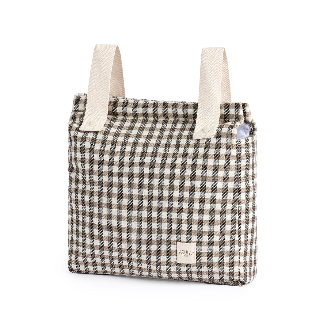 SAC PANERA STRIPE BLEU MARINE 30x34