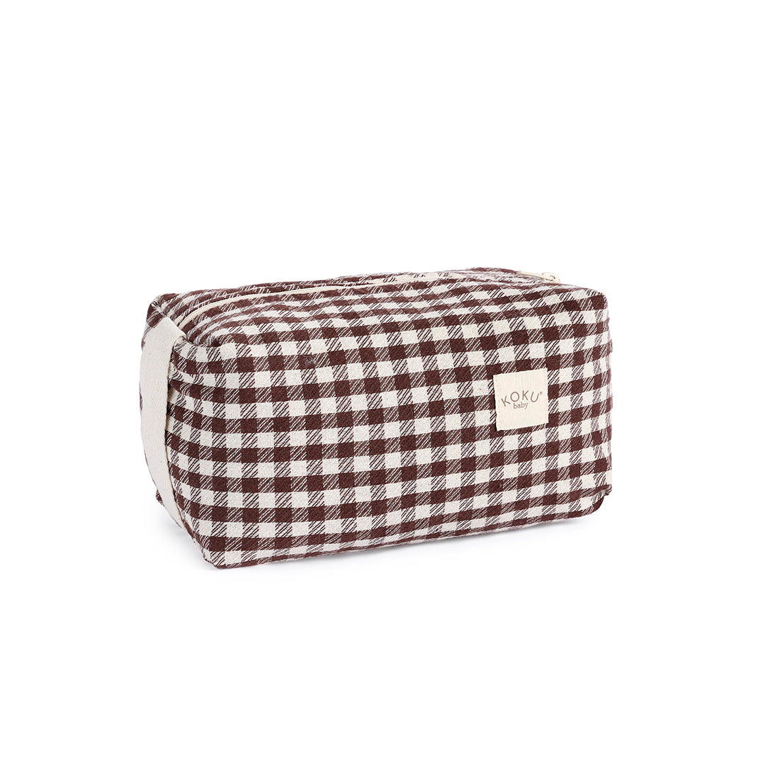 NECESER VICHY JACQUARD GRANATE