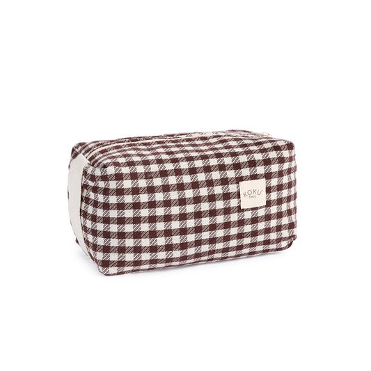 NECESER VICHY JACQUARD GRANATE