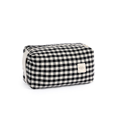 NECESER VICHY JACQUARD BLANCO & NEGRO
