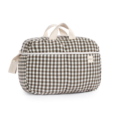 SAC DE MATERNITÉ À RAYURES VERT KAKI 30x47