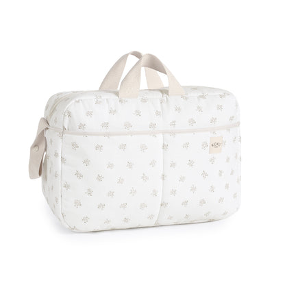 SAC DE MATERNITÉ À RAYURES VERT KAKI 30x47