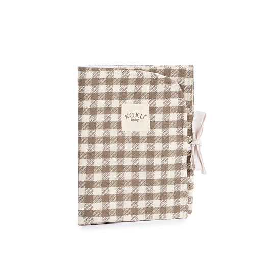 CAMBIADOR IMPERMEABLE VICHY JACQUARD TOPO