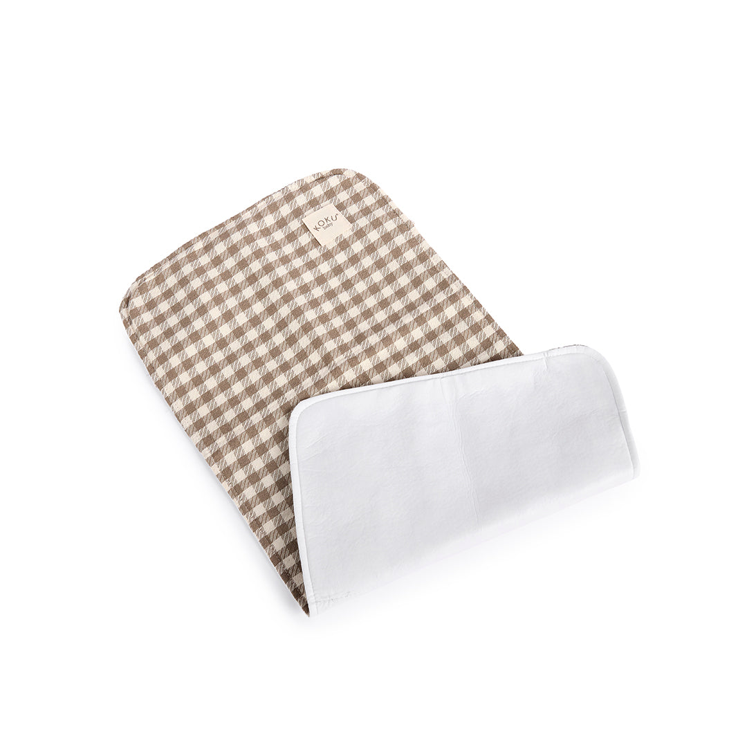 CAMBIADOR IMPERMEABLE VICHY JACQUARD TOPO