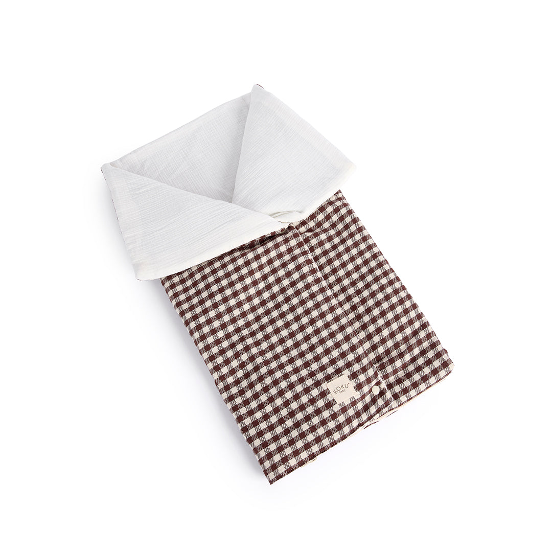 ARRULLO PASEO VICHY JACQUARD GRANATE 70x90
