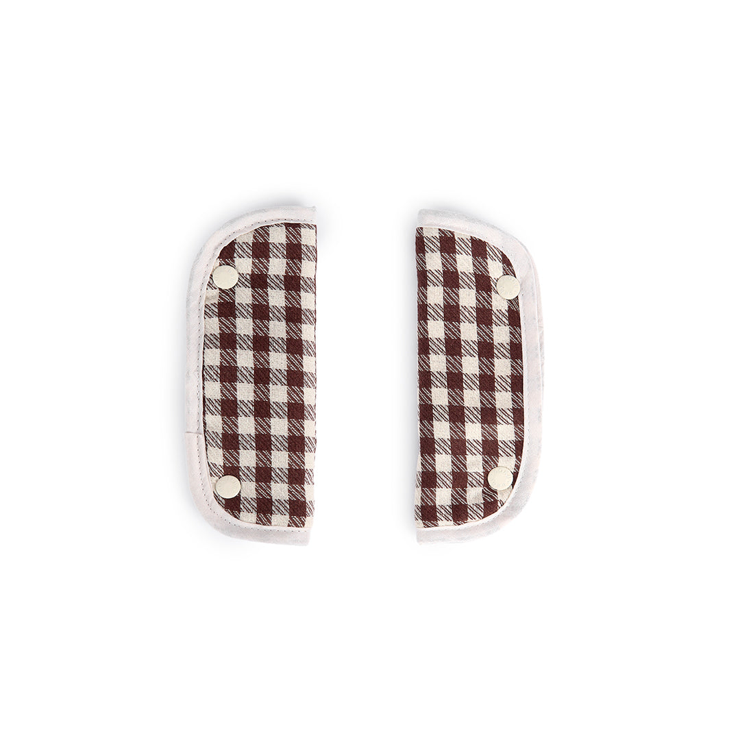 PROTECTOR DE TIRANTES VICHY JACQUARD GRANATE