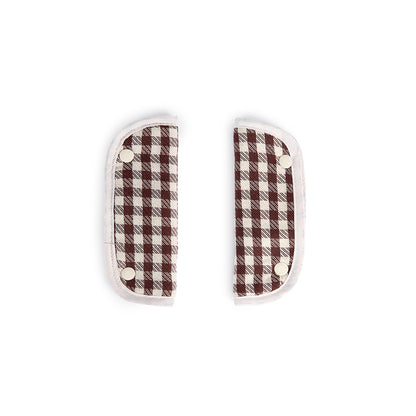 PROTECTOR DE TIRANTES VICHY JACQUARD GRANATE
