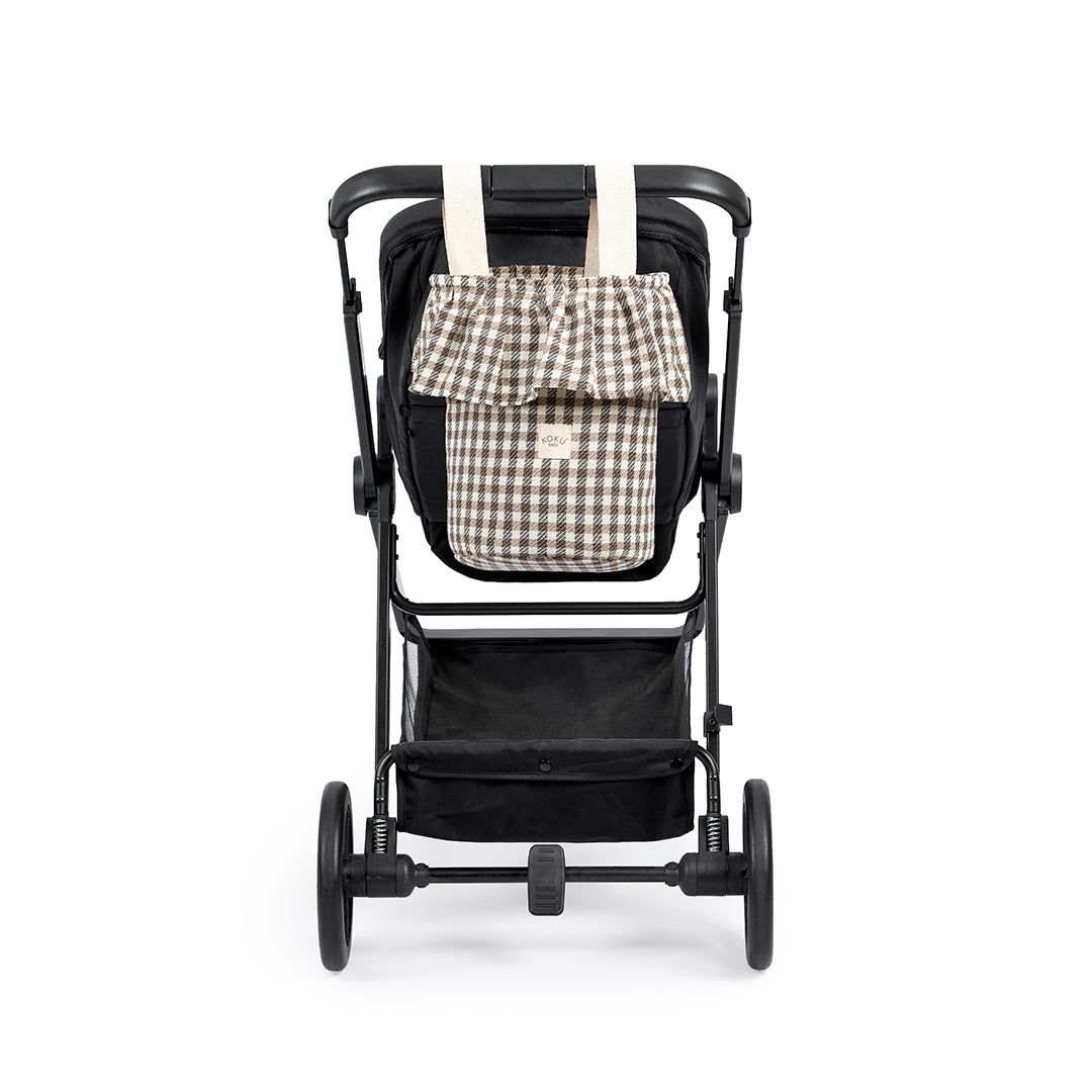 BOLSO BASKET VICHY JACQUARD MIXTO 35×33×24 cm
