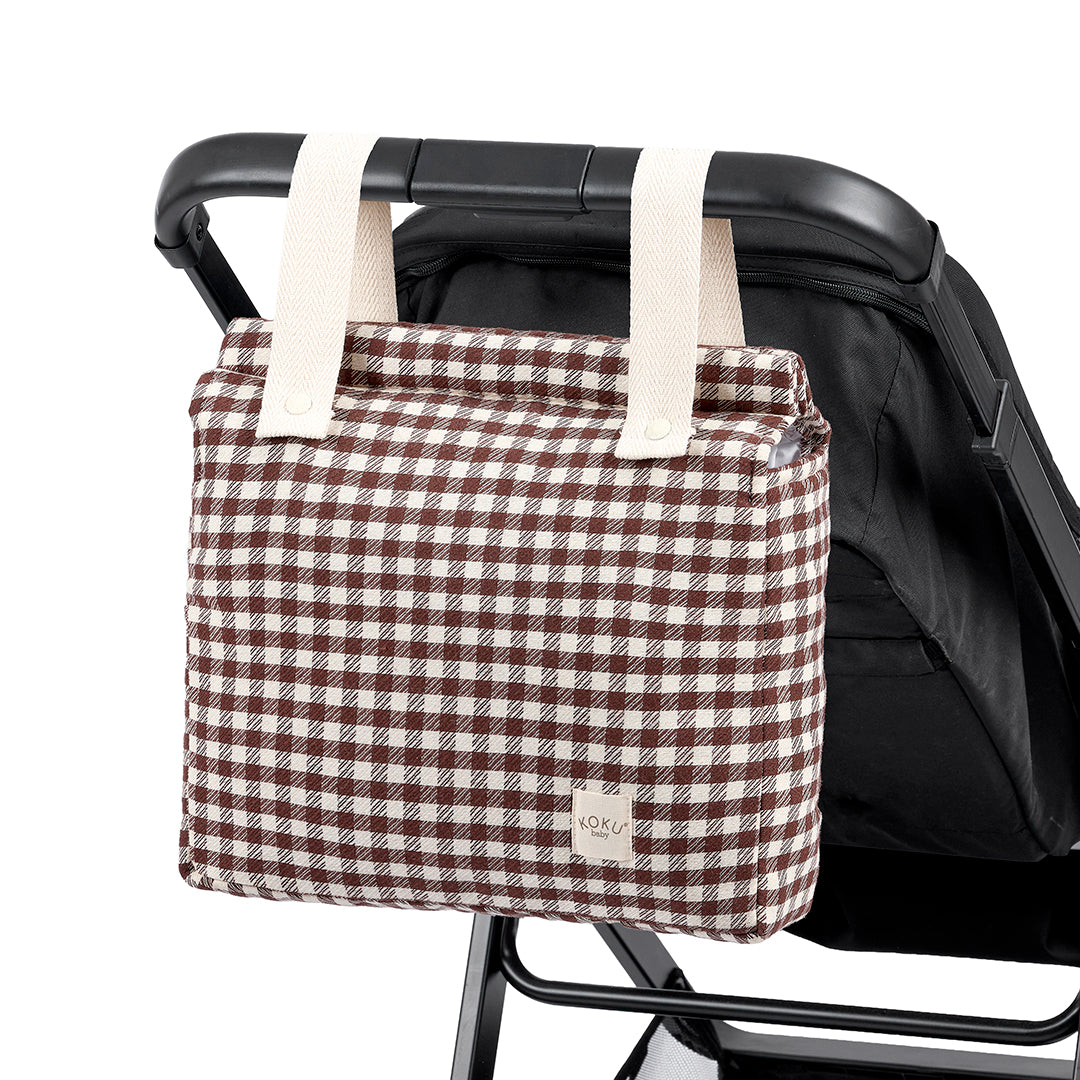 SAC PANERA STRIPE BLEU MARINE 30x34