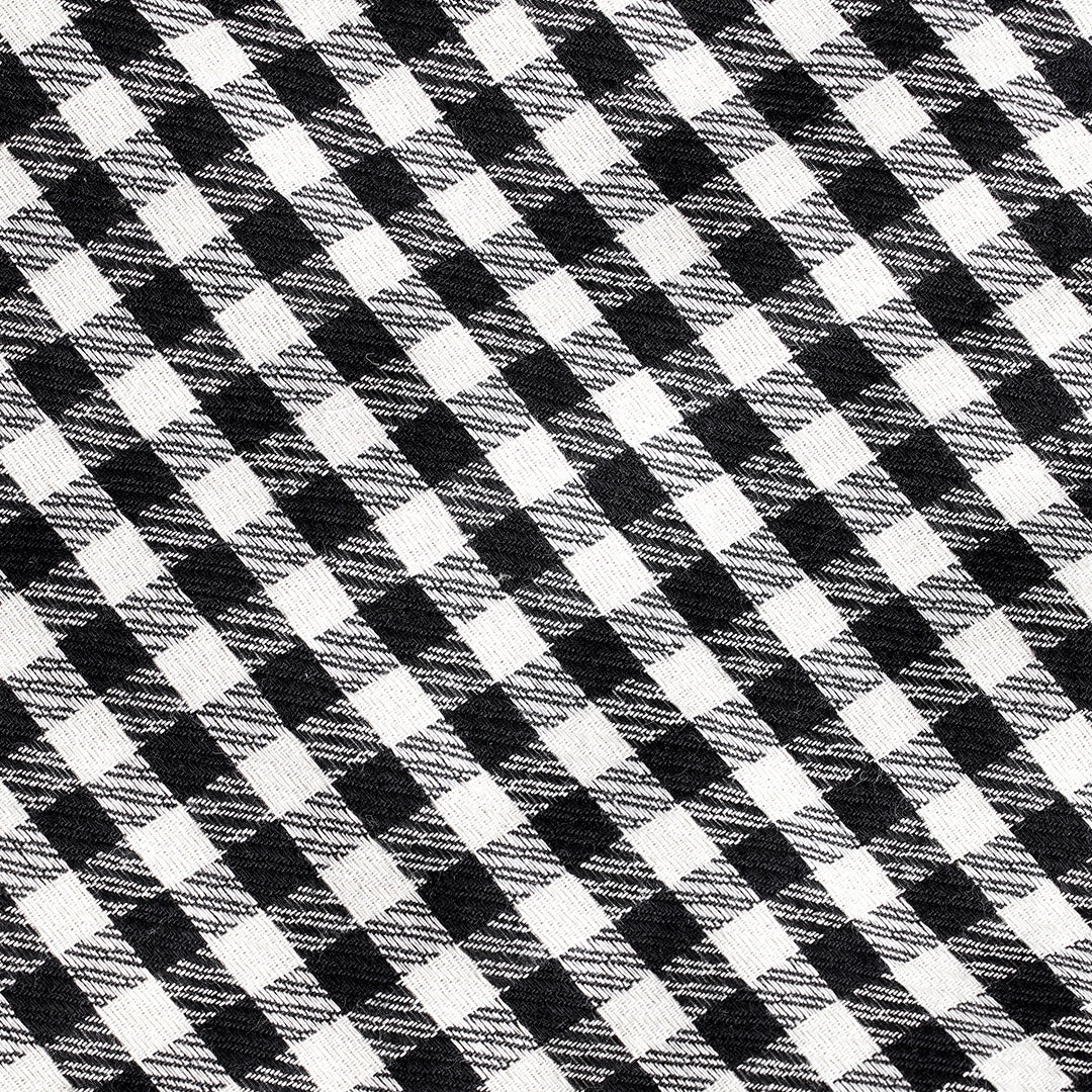 NECESER VICHY JACQUARD BLANCO & NEGRO