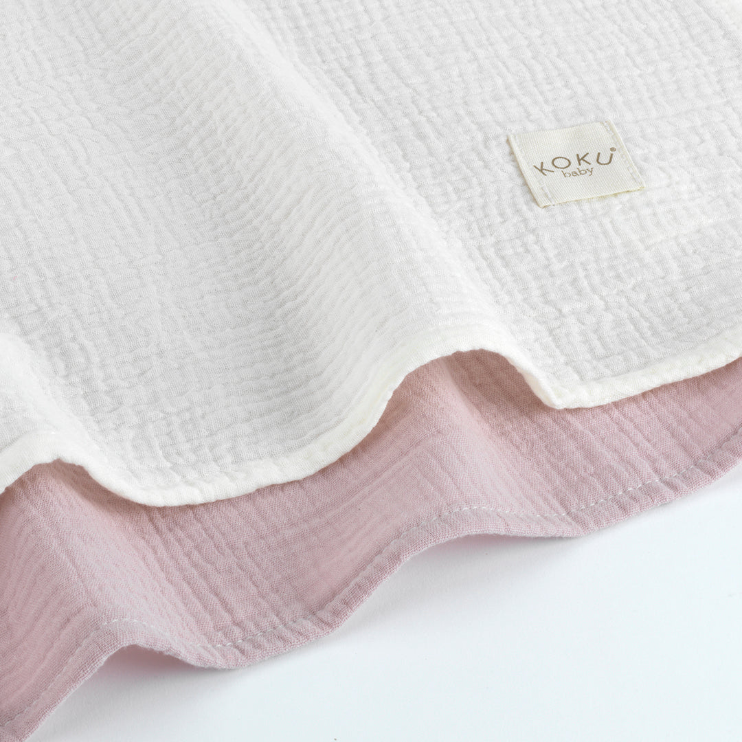 Pack Rosa de 2 Muselinas (70x70 cm)