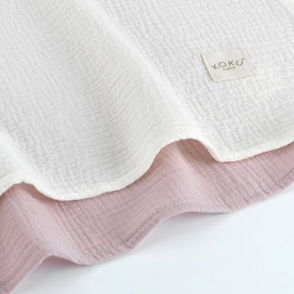 Pack Rosa de 2 Muselinas (70x70 cm)