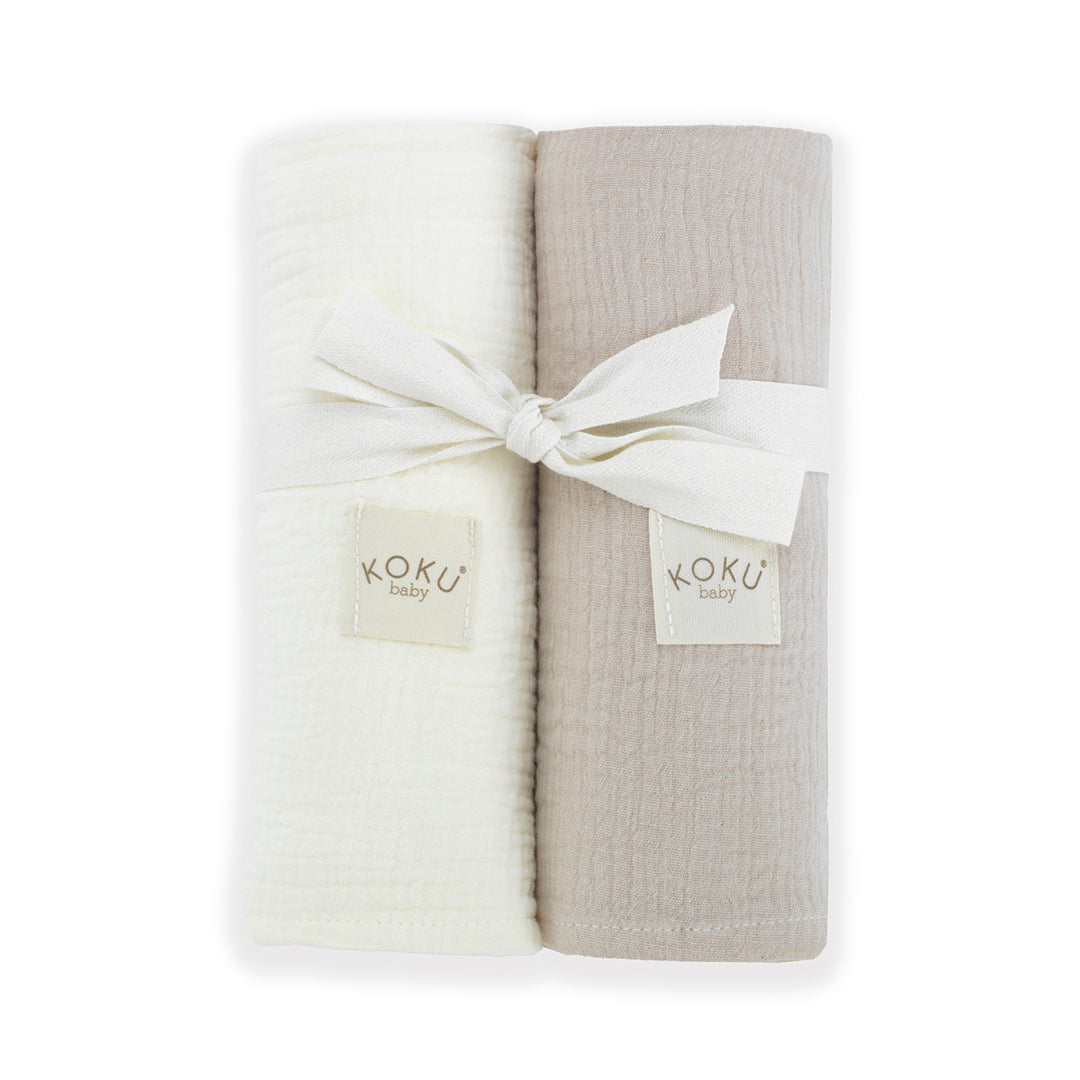 Pack Natural de 2 Muselinas (70x70 cm)
