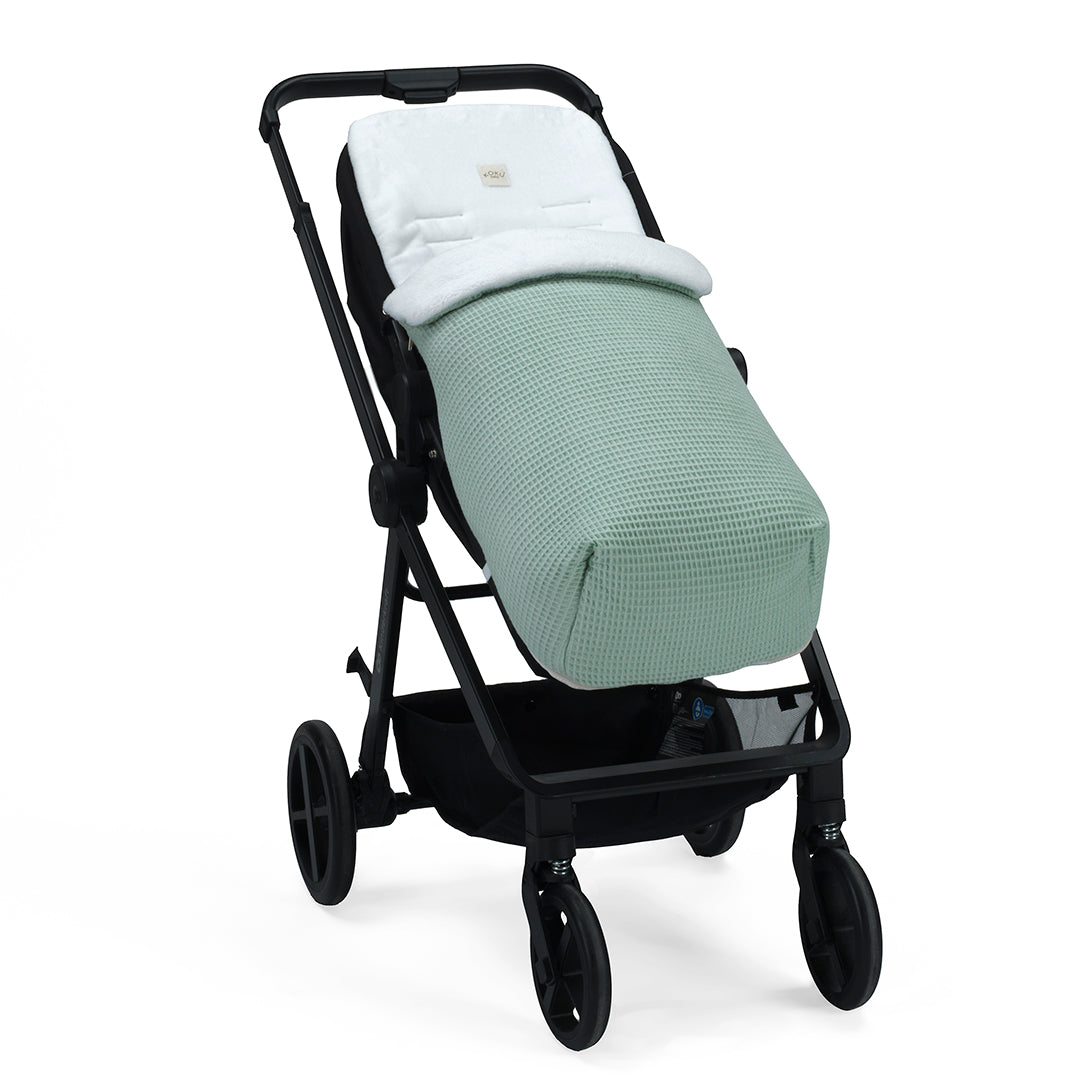 SACO CORALINA WAFFLE VERDE 95x35x80