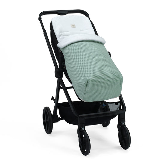 SACO CORALINA WAFFLE VERDE 95x35x80