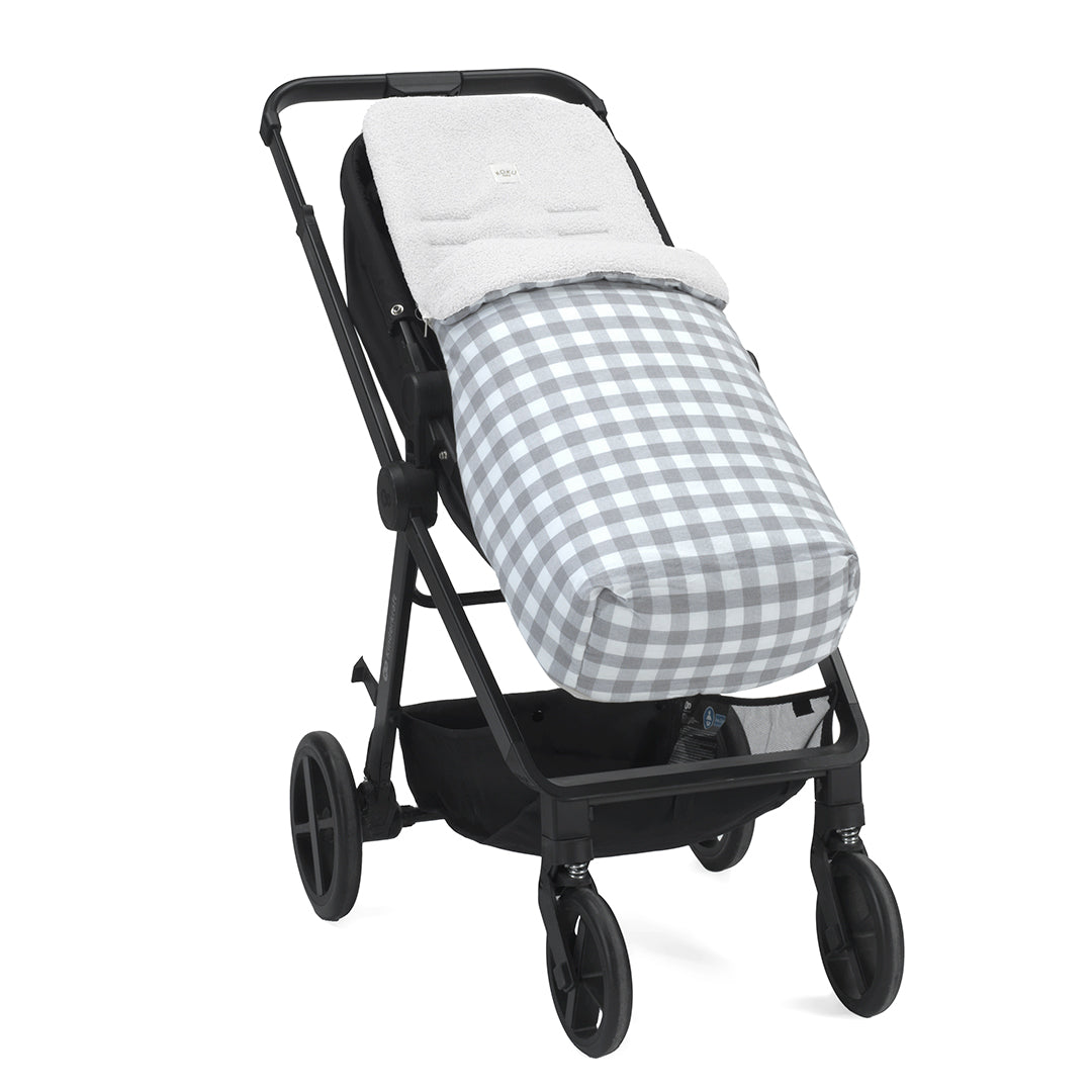 SACO BORREGUITO VICHY GRIS 95x35x80