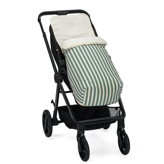 SACO SILLA STRIPE GREEN KHAKI 95x35x80