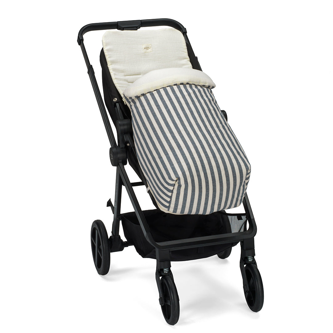 SACO SILLA STRIPE NAVY BLUE 95x35x80