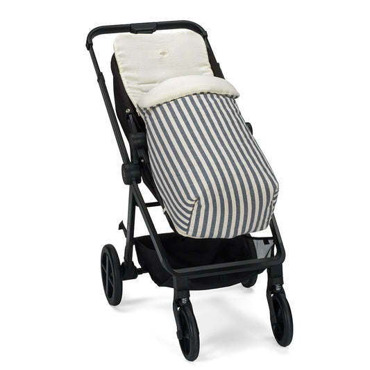 SACO SILLA STRIPE NAVY BLUE 95x35x80