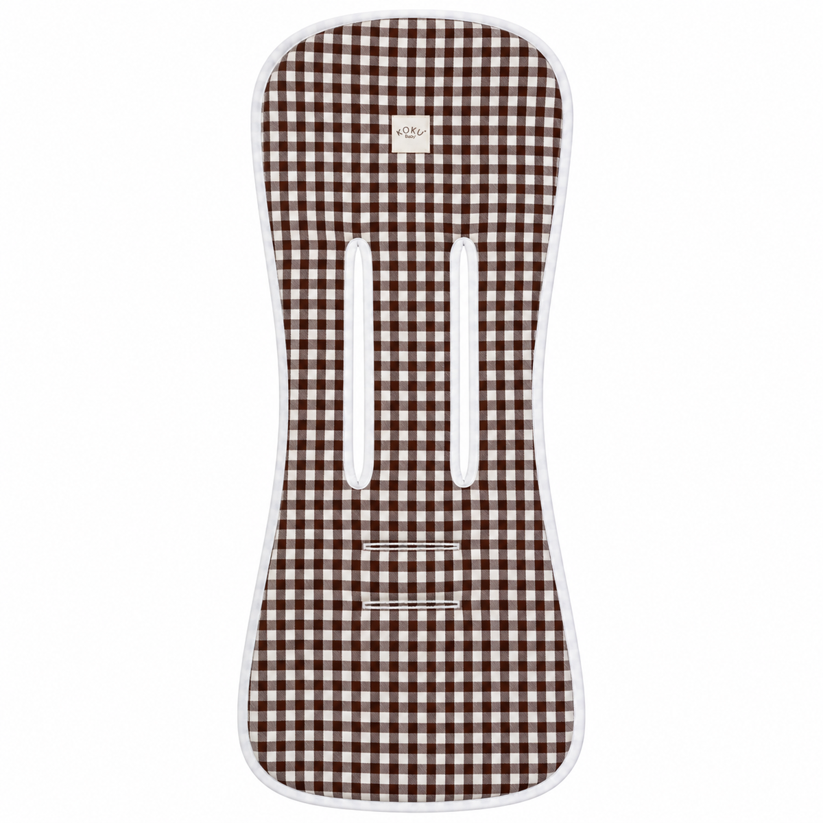 COLCHONETA DE PASEO MARIPOSA VICHY JACQUARD GRANATE 90X38