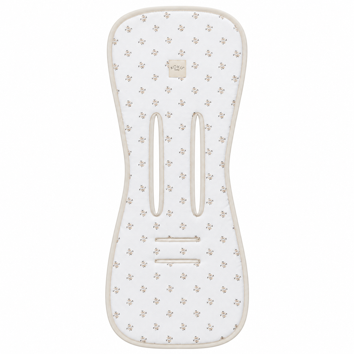 COLCHONETA DE PASEO MARIPOSA PIQUE FLORAL 90X38