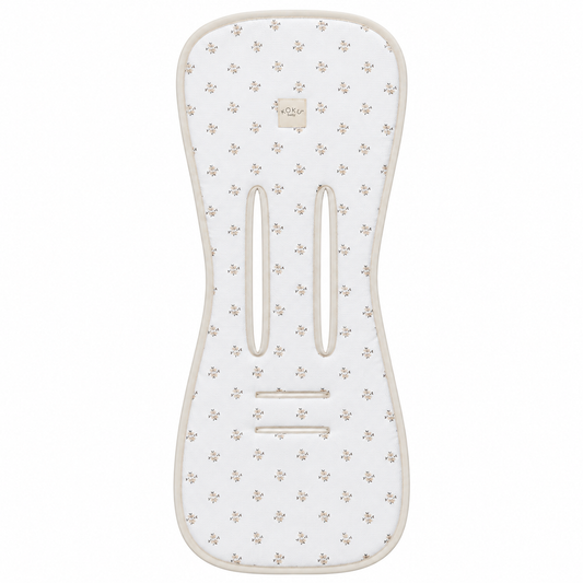 COLCHONETA DE PASEO MARIPOSA PIQUE FLORAL 90X38