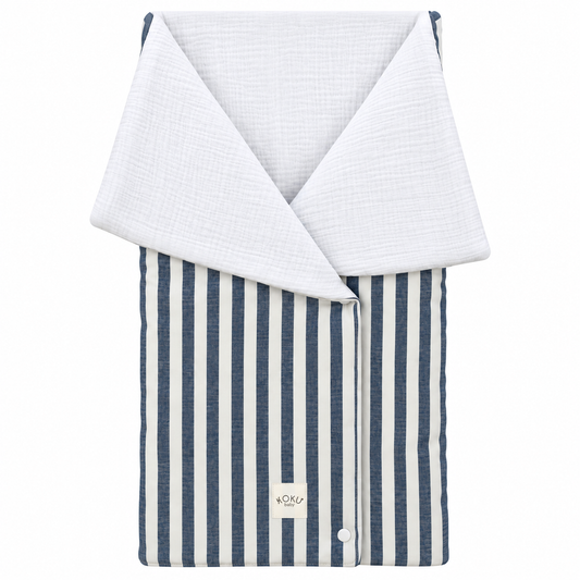 ARRULLO PASEO STRIPE NAVY BLUE 70x90